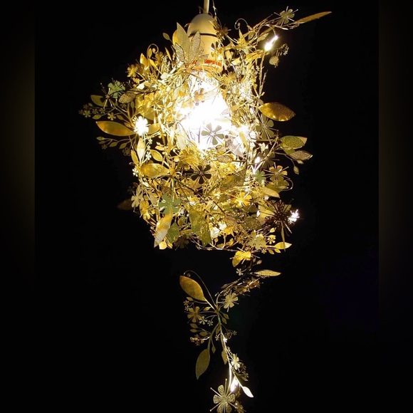 Rare HABITAT Tord Bootje Garland Light Shade - Silver and Gold - Picture 14 of 14